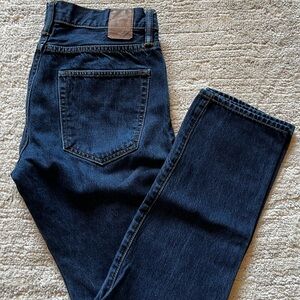 GAP Button Fly Men's Deep Indigo Straight Jeans